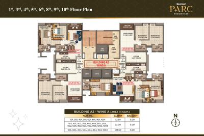Project Image of 834.0 - 1168.0 Sq.ft 2 BHK Apartment for buy in Kumar Parc Residences