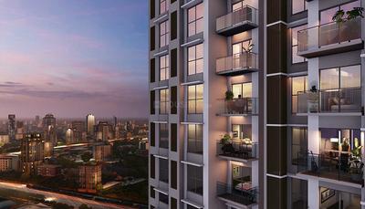 Project Image of 353.38 - 475.12 Sq.ft 1 BHK Apartment for buy in Runwal Avenue Wing J
