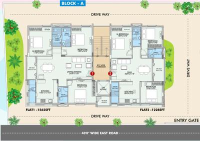 Project Image of 1228.0 - 1562.0 Sq.ft 2 BHK Apartment for buy in Hallmark Amigo Block A