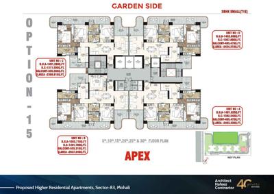 Project Image of 2300.0 - 2800.0 Sq.ft 3 BHK Apartment for buy in STJ The Pinnacle