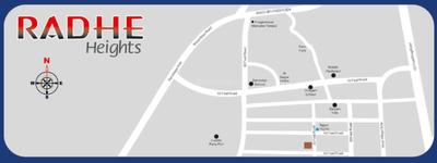 Radhe Heights Location Plan 1