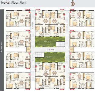 Project Image of 0.0 - 1000.0 Sq.ft 2 BHK Apartment for buy in Sri Residency