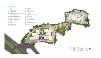 Project Image of 851.0 - 2036.0 Sq.ft 2 BHK Apartment for buy in Amistad