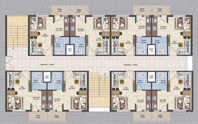 Project Image of 381.98 - 384.67 Sq.ft 1 RK Apartment for buy in Fortune Greenshire Nirvana