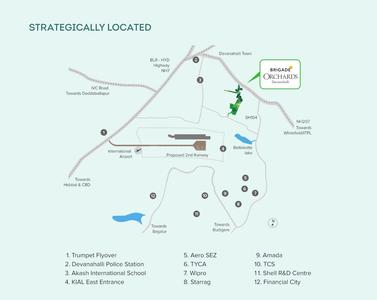 Project Image of 1020.0 - 1090.0 Sq.ft 1 BHK Apartment for buy in Brigade Orchards Parkside
