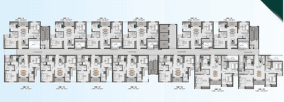 Project Image of 931.0 - 1379.0 Sq.ft 2 BHK Apartment for buy in Ruby Courtyard