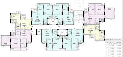 Project Image of 258.23 - 542.06 Sq.ft 1 RK Apartment for buy in Mahindra Happinest