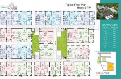 Project Image of 1040.0 - 1500.0 Sq.ft 2 BHK Apartment for buy in GK Habitat Royale