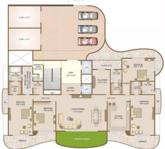 Project Image of 0.0 - 6900.0 Sq.ft 4 BHK Apartment for buy in Ellora Castle