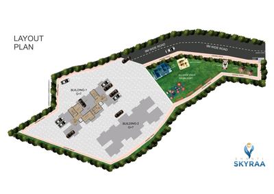 Project Image of 350.0 - 566.0 Sq.ft 1 BHK Apartment for buy in Shanti Skyraa