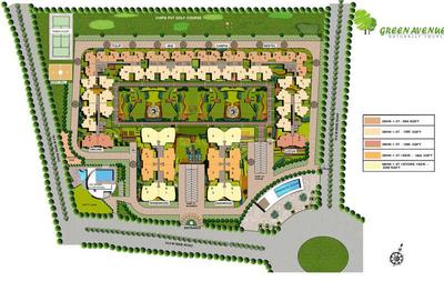 Project Image of 390.0 - 2350.0 Sq.ft 1 BHK Apartment for buy in Airwil Green Avenue