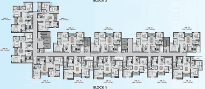Project Image of 931.0 - 1379.0 Sq.ft 2 BHK Apartment for buy in Ruby Courtyard