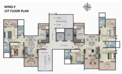 Project Image of 806.86 - 1097.6 Sq.ft 2 BHK Apartment for buy in Maloji Amar Ornate II