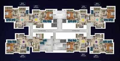 Project Image of 664.0 - 1115.0 Sq.ft 2 BHK Apartment for buy in Saheel Itrend Life Wing A B