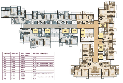 Project Image of 401.71 - 1294.48 Sq.ft 1 BHK Apartment for buy in Sunbeam Heights