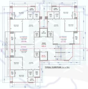 Project Image of 1851 Sq.ft 3 BHK Apartment / Flat for sale in New Althan for Rs. 6750000