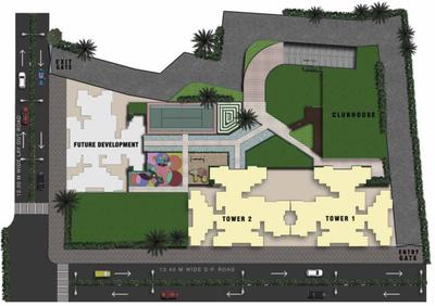 Project Image of 448.0 - 685.0 Sq.ft 1 BHK Apartment for buy in Meridian Court 1
