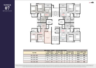 Project Image of 1340 Sq.ft 3 BHK Apartment / Flat for sale in Hadapsar for Rs. 10800000