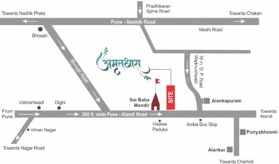 Project Image of 473.61 - 606.44 Sq.ft 2 BHK Apartment for buy in Lunkad Amrutdhara A Building