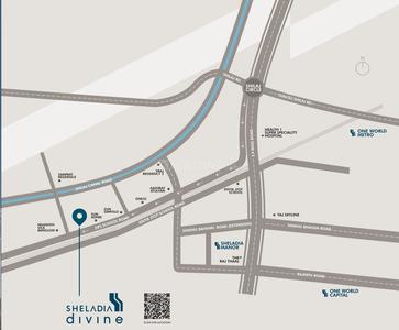 Project Image of 670.27 - 1003.63 Sq.ft 2 BHK Apartment for buy in Sheladia Divine