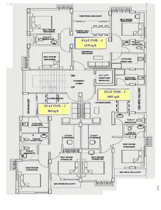 Project Image of 969.0 - 1155.0 Sq.ft 2.5 BHK Apartment for buy in Magnolia Greens