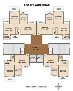 Project Image of 1018 Sq.ft 2 BHK Apartment / Flat for sale in Kalamboli for Rs. 10500000