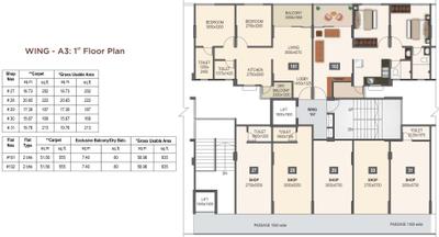 Project Image of 950 Sq.ft 2 BHK Apartment / Flat for sale in Dhanori for Rs. 7300000