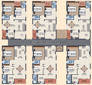 Project Image of 1269.0 - 1652.0 Sq.ft 2 BHK Apartment for buy in Shree Krishna Heights