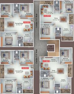 Project Image of 1157.0 - 1360.0 Sq.ft 2 BHK Apartment for buy in Sri Sai Homes 2