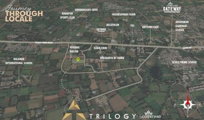 Project Image of 2098.0 - 2131.0 Sq.ft 4 BHK Apartment for buy in Courtyard Trilogy