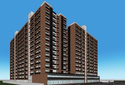 Project Image of 335.3 - 346.27 Sq.ft 1 BHK Apartment for buy in Happy Habitat