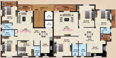 Project Image of 904.0 - 1638.0 Sq.ft 2 BHK Apartment for buy in Sunlight Sri Narayanaa