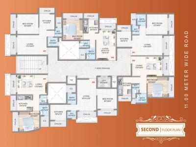 Project Image of 211.0 - 304.0 Sq.ft 1 BHK Apartment for buy in S M Royal Avenue
