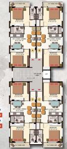 Project Image of 800.0 - 816.0 Sq.ft 2 BHK Apartment for buy in GM Meena Srishti