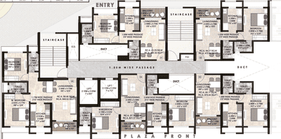 Project Image of 713 Sq.ft 1 BHK Apartment / Flat for sale in Kalyan West for Rs. 4600000