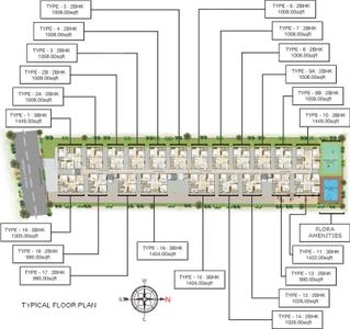 Project Image of 990.0 - 1449.0 Sq.ft 2 BHK Apartment for buy in EAPL Sri Tirumala Flora