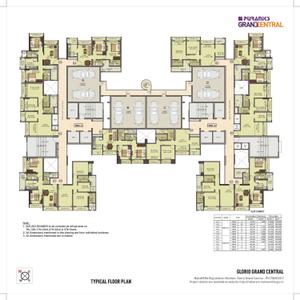 Project Image of 335.0 - 453.0 Sq.ft 1 BHK Apartment for buy in Puraniks Tresora Grand Central