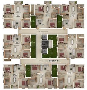 Project Image of 915.0 - 1289.0 Sq.ft 2 BHK Apartment for buy in Sagas Coral Springs