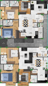 Project Image of 1049.91 - 1069.93 Sq.ft 3 BHK Apartment for buy in Saniksha Mathura