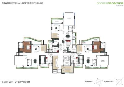 Project Image of 1821.04 - 4611.04 Sq.ft 3 BHK Apartment for buy in Godrej Frontier