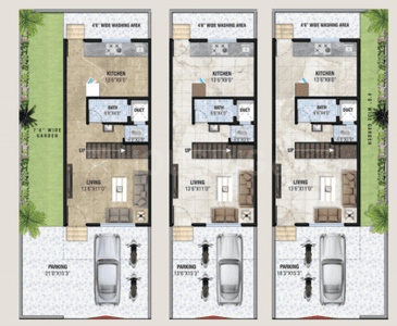 Project Image of 1280.0 - 1500.0 Sq.ft 2 BHK Villa for buy in Raka Abhinav Row Bungalows