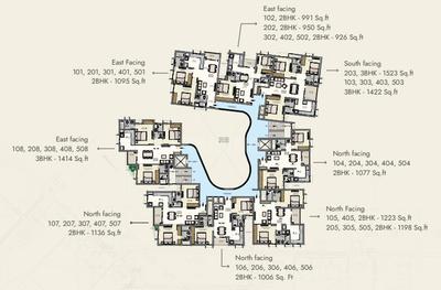 Project Image of 926.0 - 1523.0 Sq.ft 2 BHK Apartment for buy in Sidharth Greenwoods