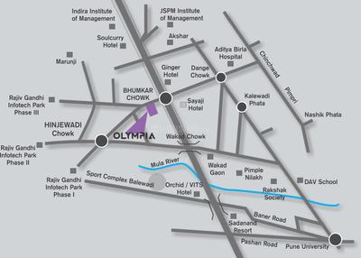 Project Image of 539.81 - 1038.29 Sq.ft 2 BHK Apartment for buy in Oxford Olympia Phase 1