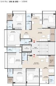 Project Image of 784.26 - 789.86 Sq.ft 3 BHK Apartment for buy in Saral Shubhalay 3