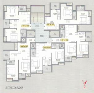 Project Image of 416.99 - 438.52 Sq.ft 2 BHK Apartment for buy in Shivam Heights