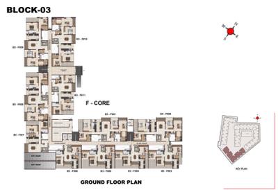 Project Image of 1430.0 - 2518.0 Sq.ft 3 BHK Apartment for buy in Casagrand Osaka