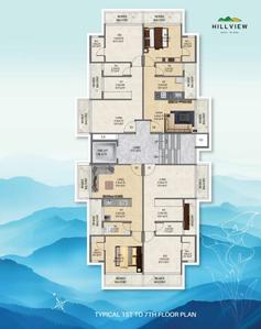 Saffron Developers Hill View Hill View Cluster Plan 1
