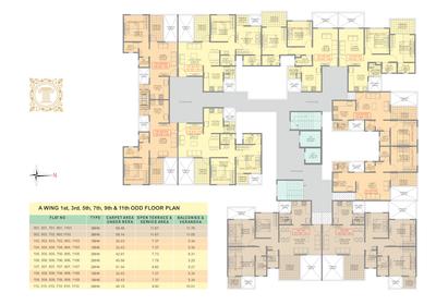 Project Image of 1039 Sq.ft 2 BHK Apartment / Flat for sale in Kiwale for Rs. 7000000
