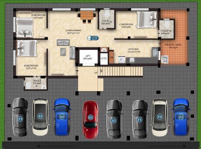 Project Image of 730.0 - 1250.0 Sq.ft 2 BHK Apartment for buy in The Nest Fortune