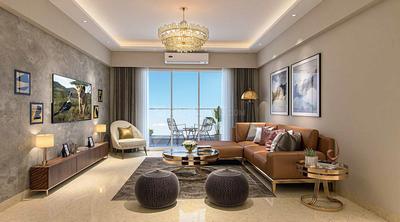 Project Image of 485.34 - 540.67 Sq.ft 2 BHK Apartment for buy in L And T Seawoods Coral At West Square